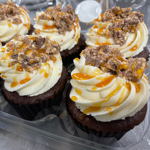 Snickers Galore Cupcakes