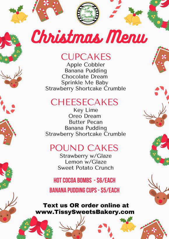 Christmas Menu!