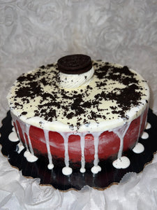 Red Velvet Oreo Cheesecake