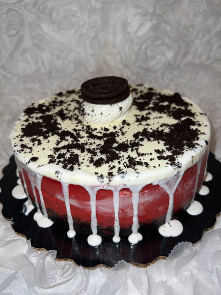 Red Velvet Oreo Cheesecake